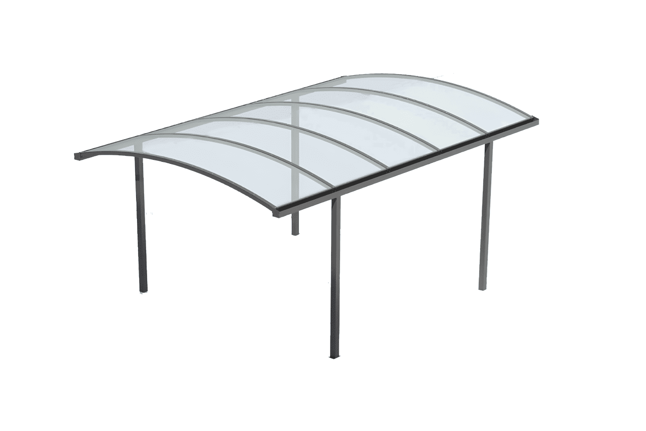 METAL GARDEN Abris de Voiture carport cintré abri 5000x3000 robuste