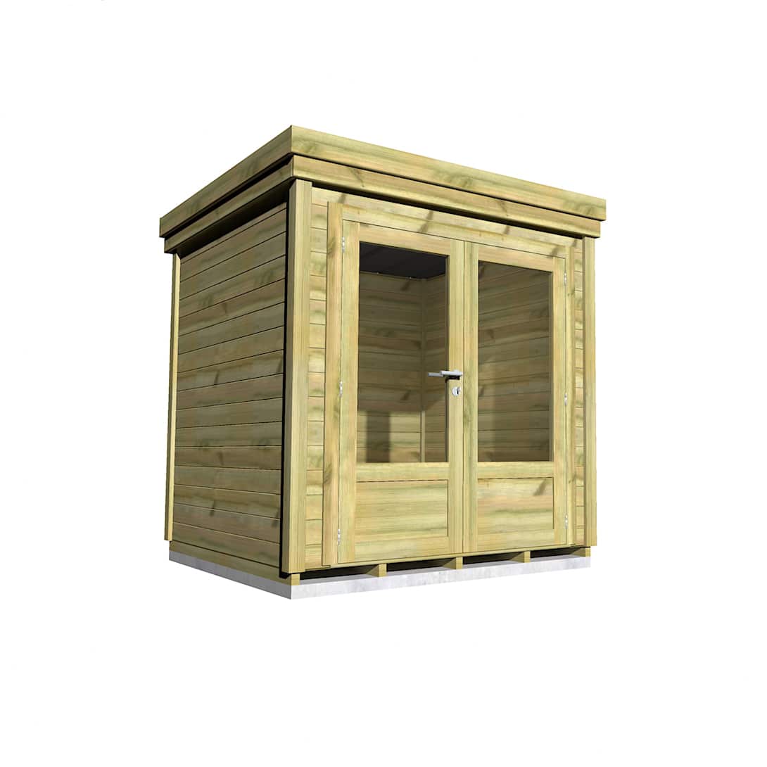 Abri Français Gamme Origine local technique abri jardin porte double 5,4m2