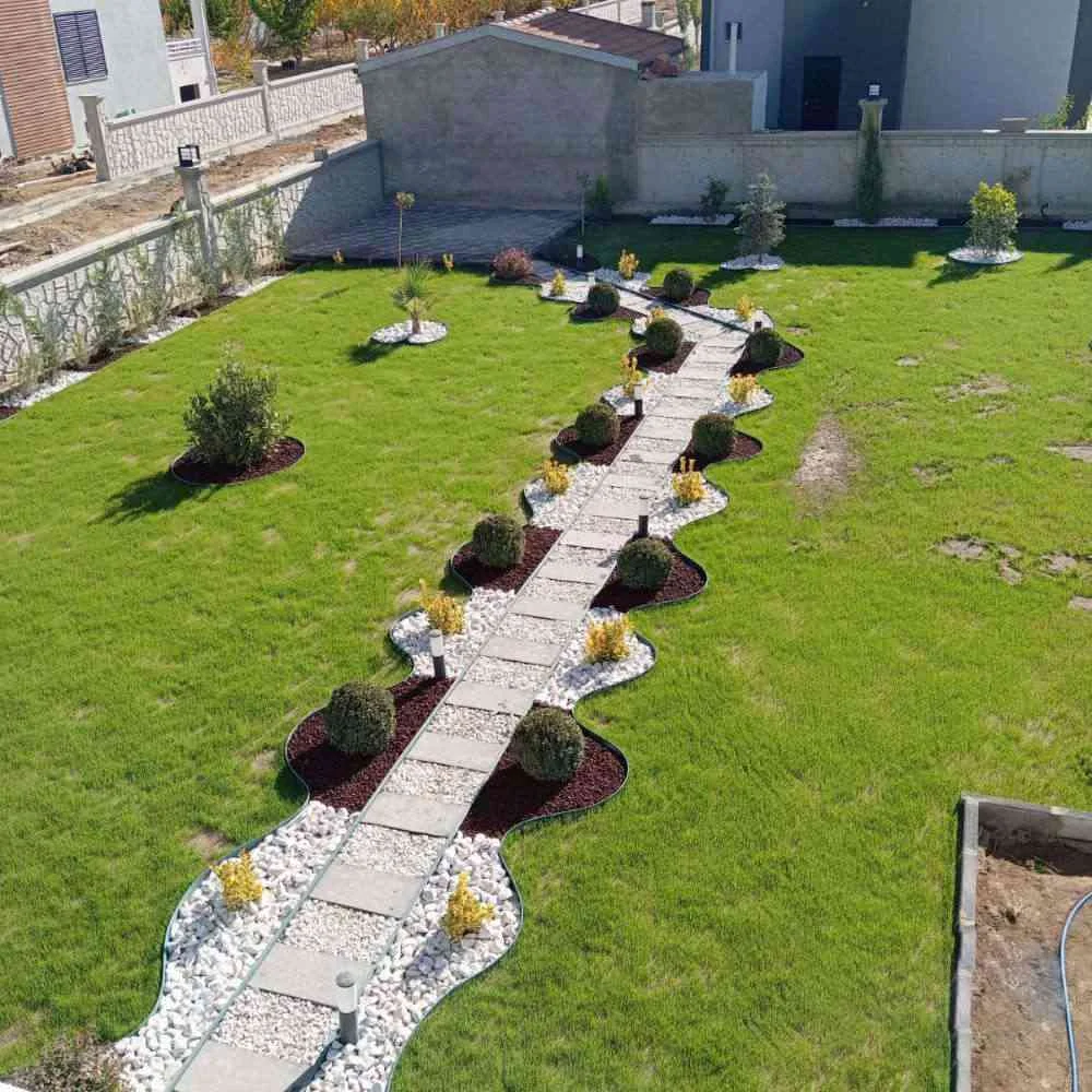 Europe Clôture Vie et jardin bordure de jardin 25m verte flexible