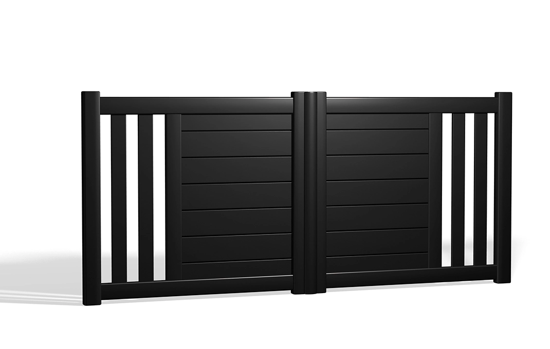 Préfalu Ventron battant portail jardin alu 90%