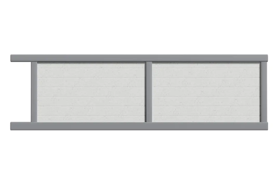 Préfalu Aragats LL portail coulissant aluminium