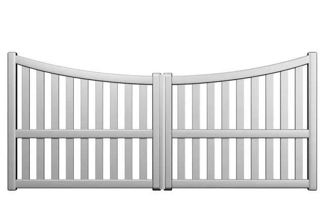 Préfalu Puy portail battant aluminium pour jardin