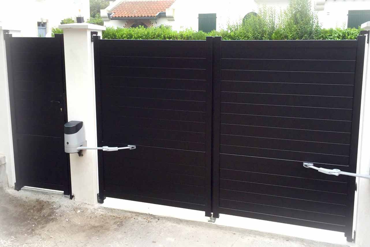 METAL GARDEN Portillons Aluminium portillon traversant 1000x1700