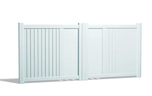 Préfalu Secchi portail battant aluminium jardin