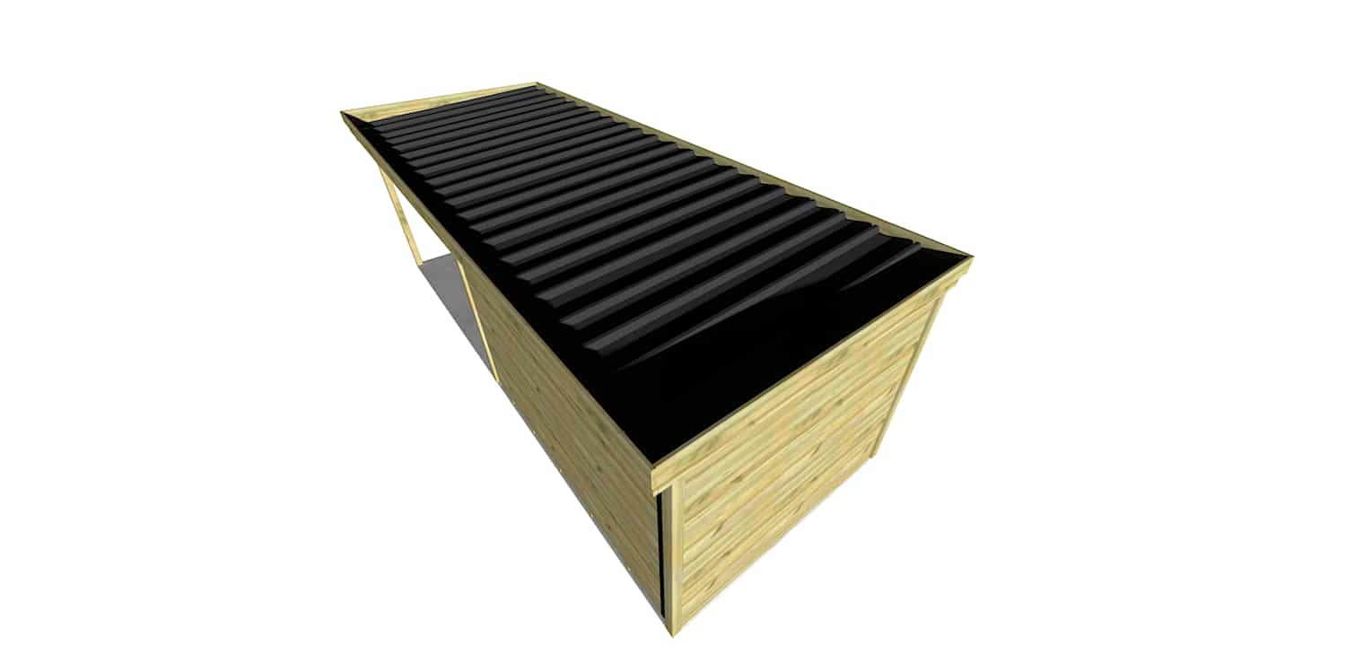 Abri Français Origine Pool House 20,5m2 porte fenêtres plancher