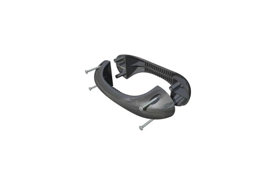 METAL GARDEN Accessoires Poignée noire porte sectionnelle