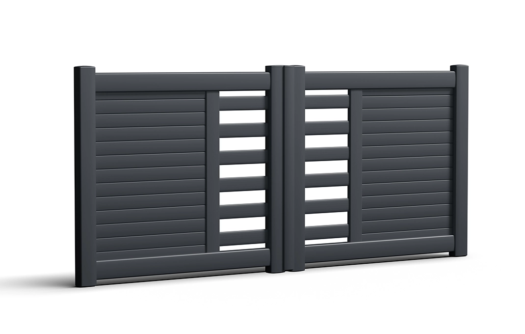 Préfalu Stano battant portail jardin aluminium