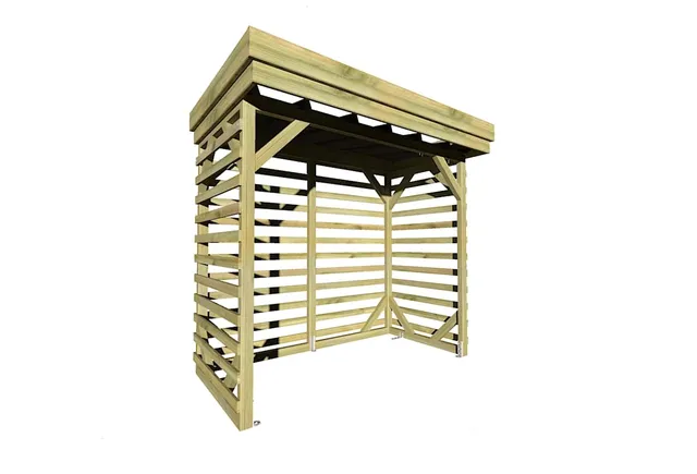 Abri Français Abris Bûches abri bois chauffage 3 stères 2,15 m