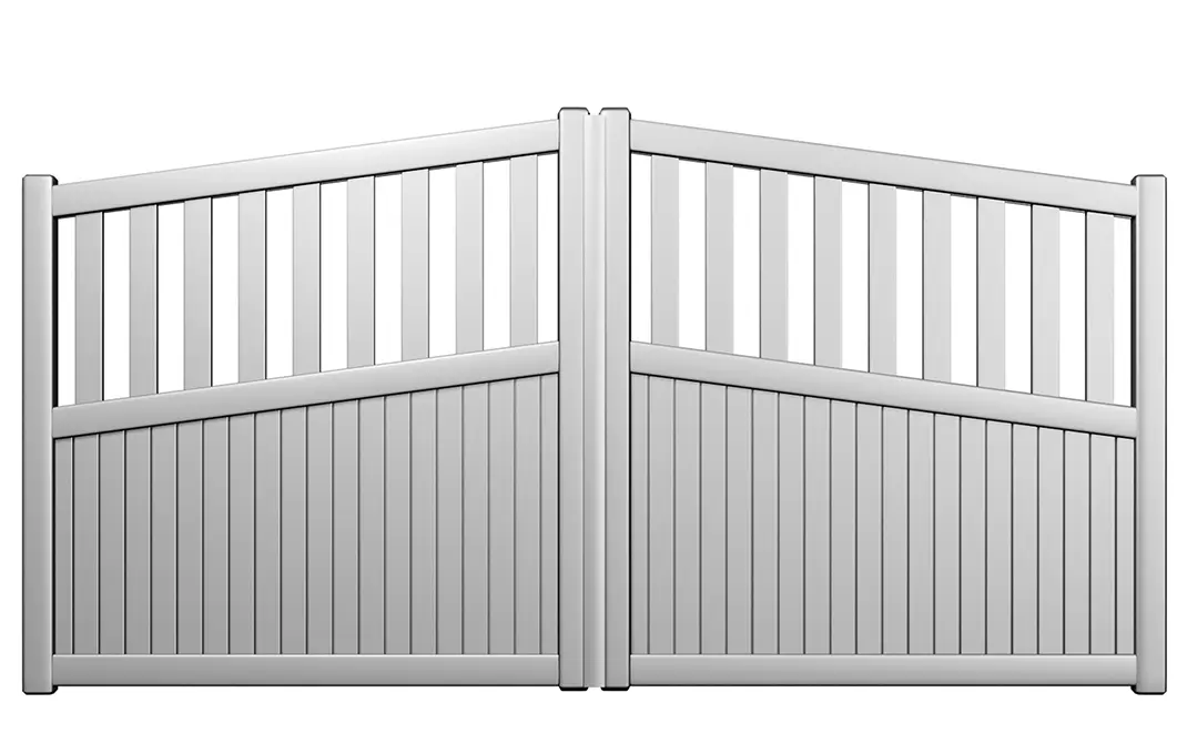 Préfalu Olympe portail jardin battant aluminium