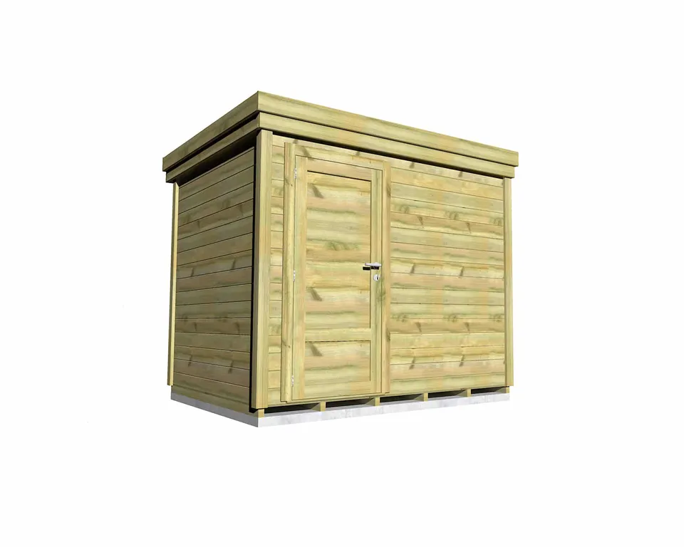 Abri Français Origine 2,50x2,00m local bois 6,7m²