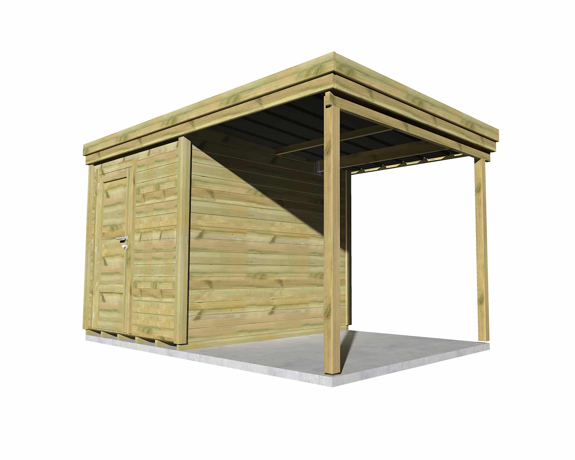 Abri Français Origine Cabanon abri de jardin 12,4 m²