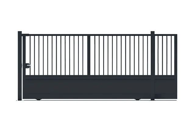 METAL GARDEN Portails Coulissants portail 3000x1250 soubassement