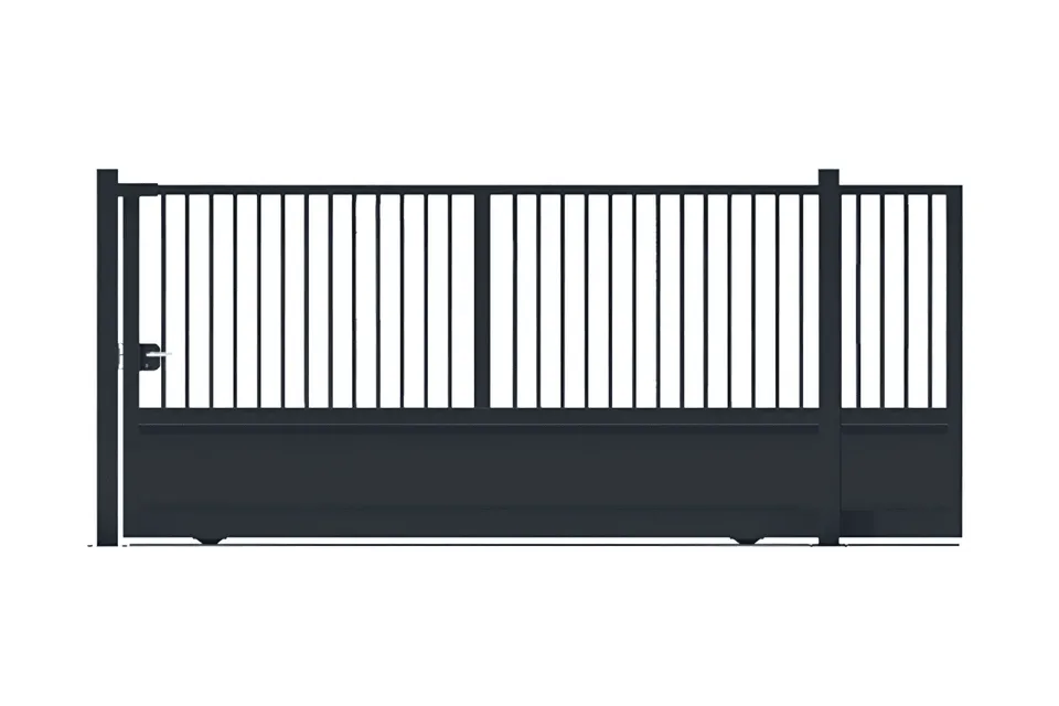 METAL GARDEN Portails Coulissants portail 3000x1250 soubassement