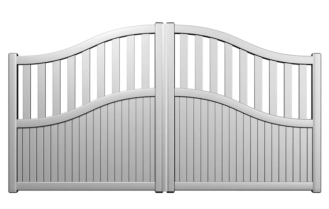 Préfalu PEAK portail battant aluminium motorisable