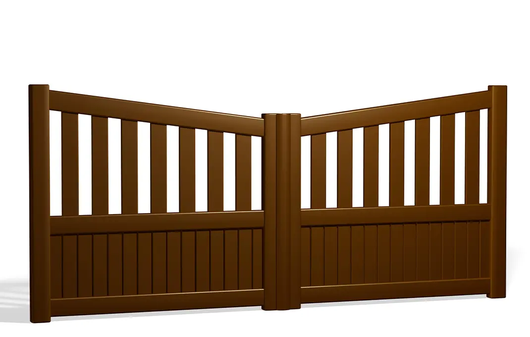 Préfalu Parrot portail battant alu jardin