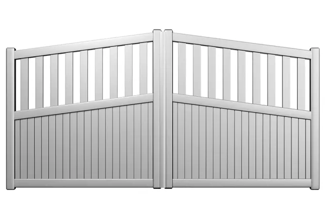 Préfalu Olympe portail jardin battant aluminium