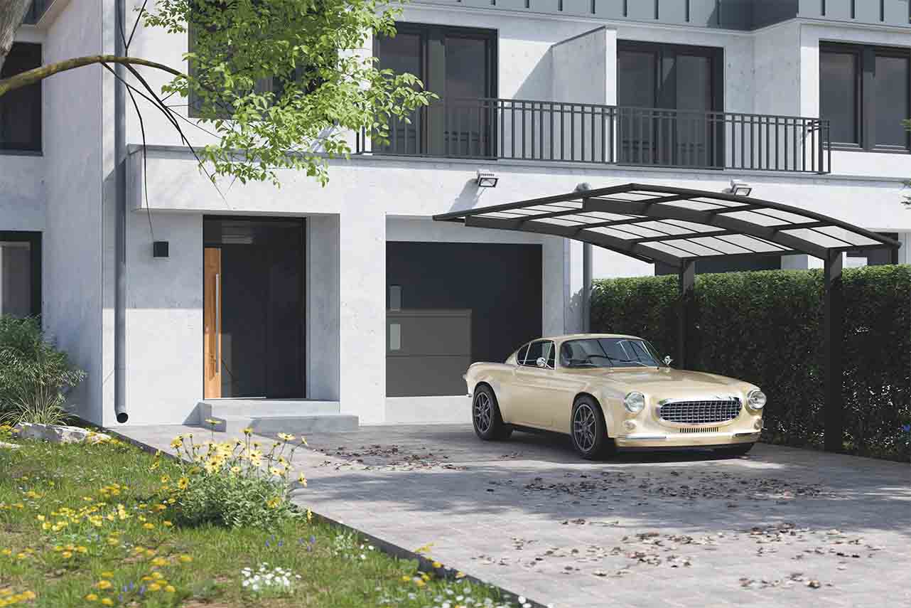 METAL GARDEN Abris de Voiture carport moderne 5000x3000 mm