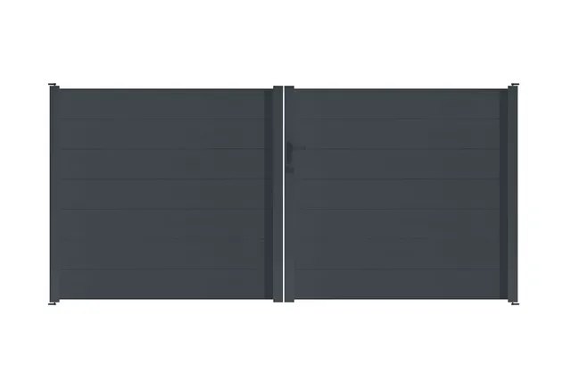 METAL GARDEN Portail battant standard portail 3000x1490 plein