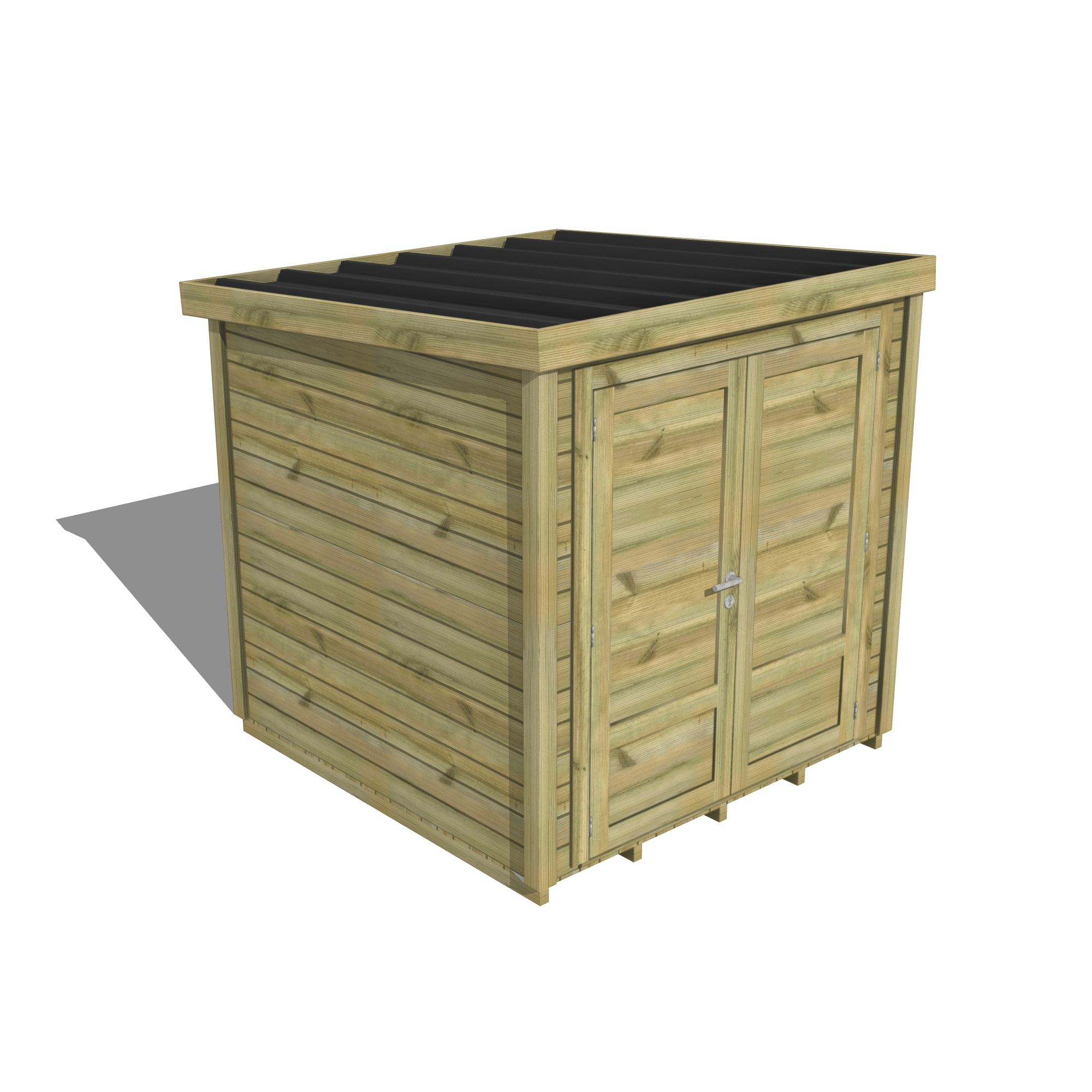 Abri Français Essentiel Abri de jardin 4,1m² plancher bois