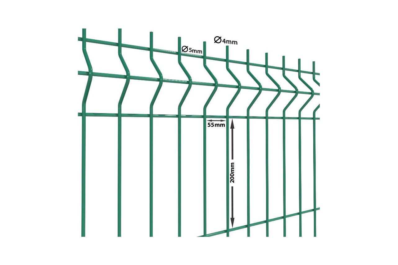 METAL GARDEN Grillages rigides standard grillage rigide avec soubassement 250 m