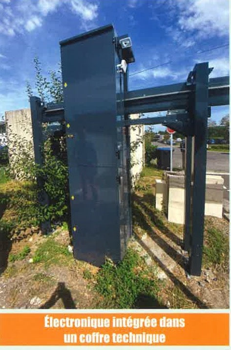 METAL GARDEN Portails Coulissants Portique filtrant 5000 mm acier