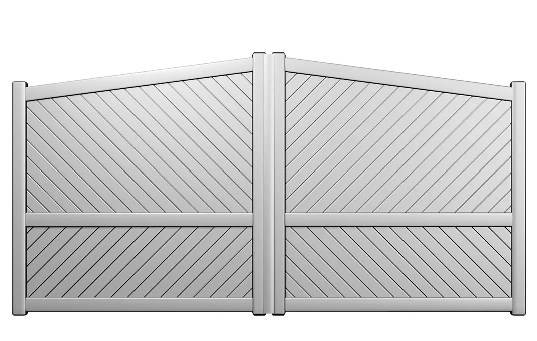Préfalu HOHNECK portail battant aluminium extérieur