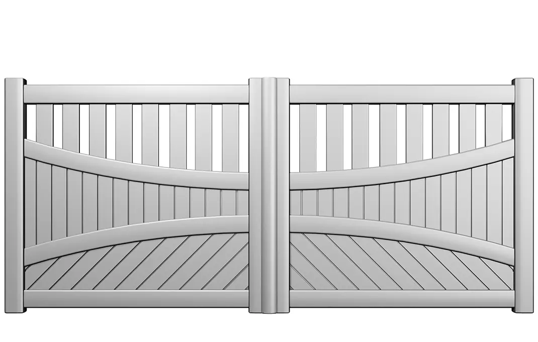 Préfalu ALPILLES portail battant aluminium motorisable