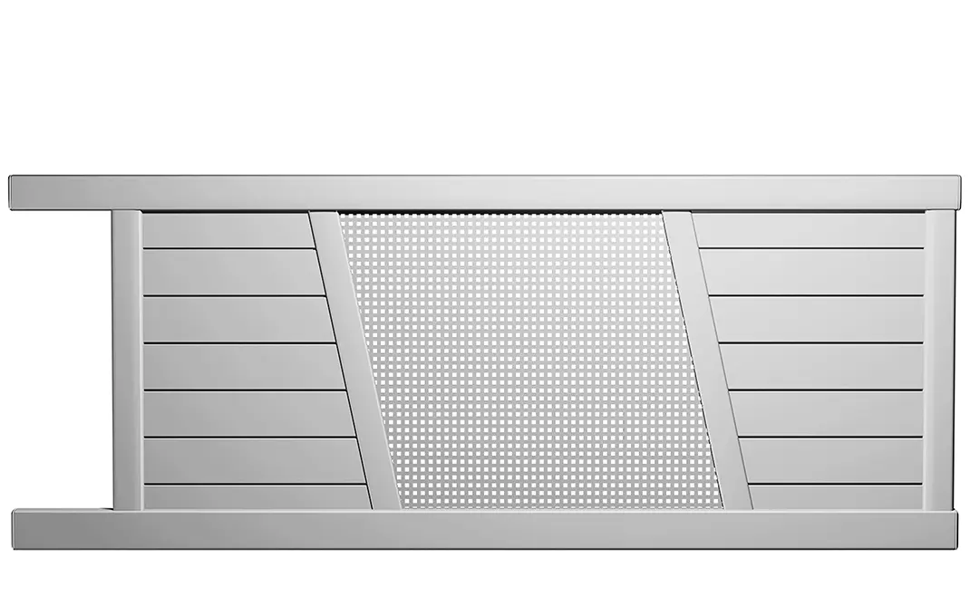 Préfalu Maoke portail battant aluminium jardin