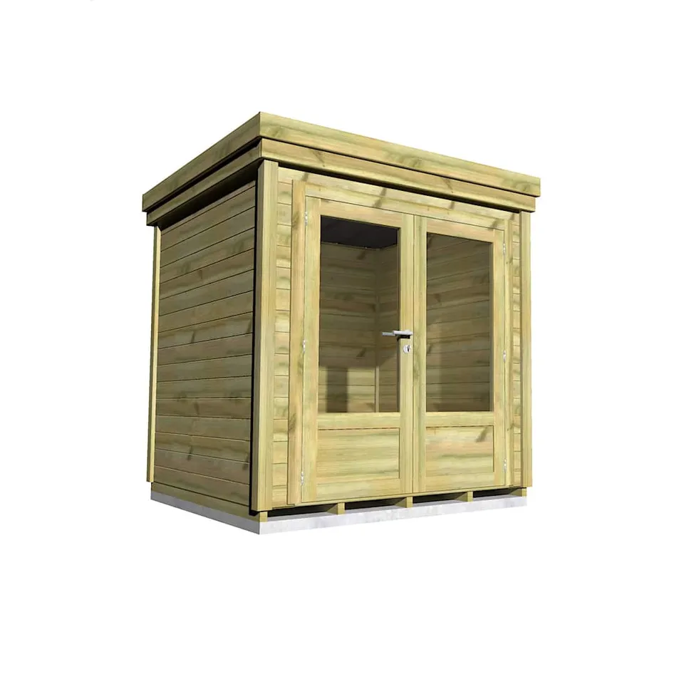 Abri Français Gamme Origine local technique abri jardin porte double 5,4m2
