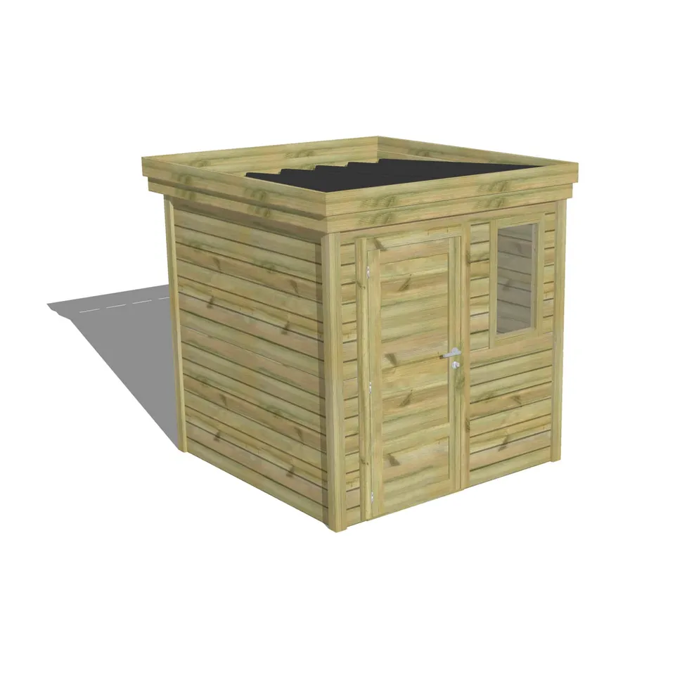 Abri Français Origine 4,1 m² abri jardin porte pleine