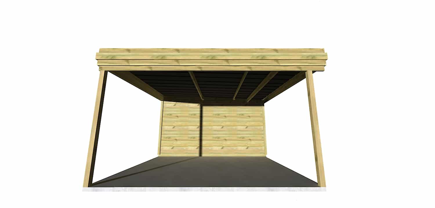 Abri Français Origine 7,96x4,61m pool-house 36,7m²