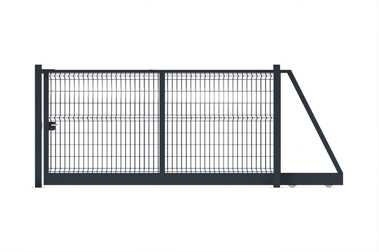METAL GARDEN Portails Autoportés portail grillagé acier 3000