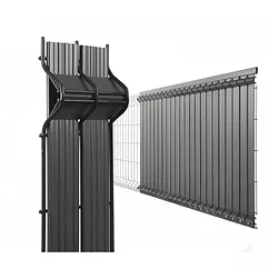 Europe Clôture Occultants brise-vue gris 2,5m RAL 7016
