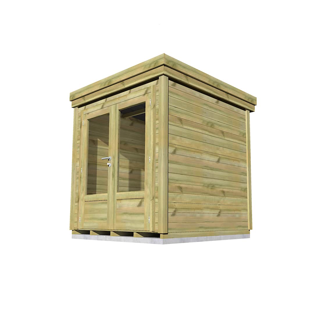 Abri Français Gamme Origine local technique abri jardin porte double 5,4m2