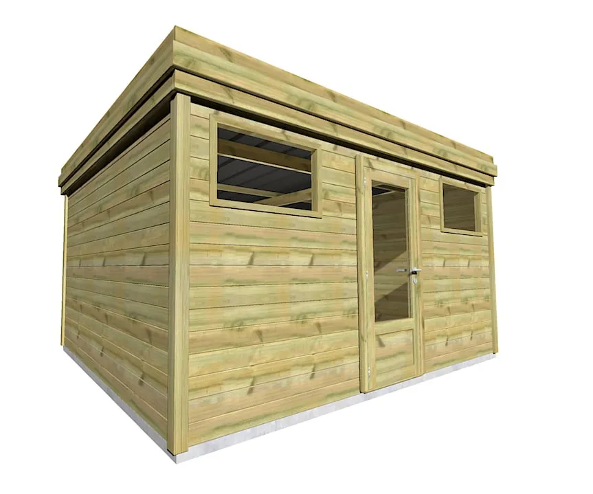 Abri Français Origine sur mesure abri jardin 16,5 m²