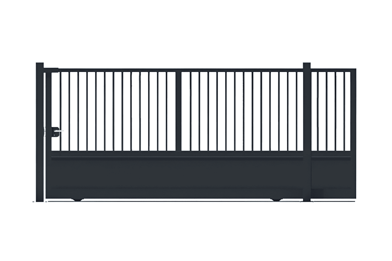 METAL GARDEN Portails Coulissants portail 3000x1250 soubassement