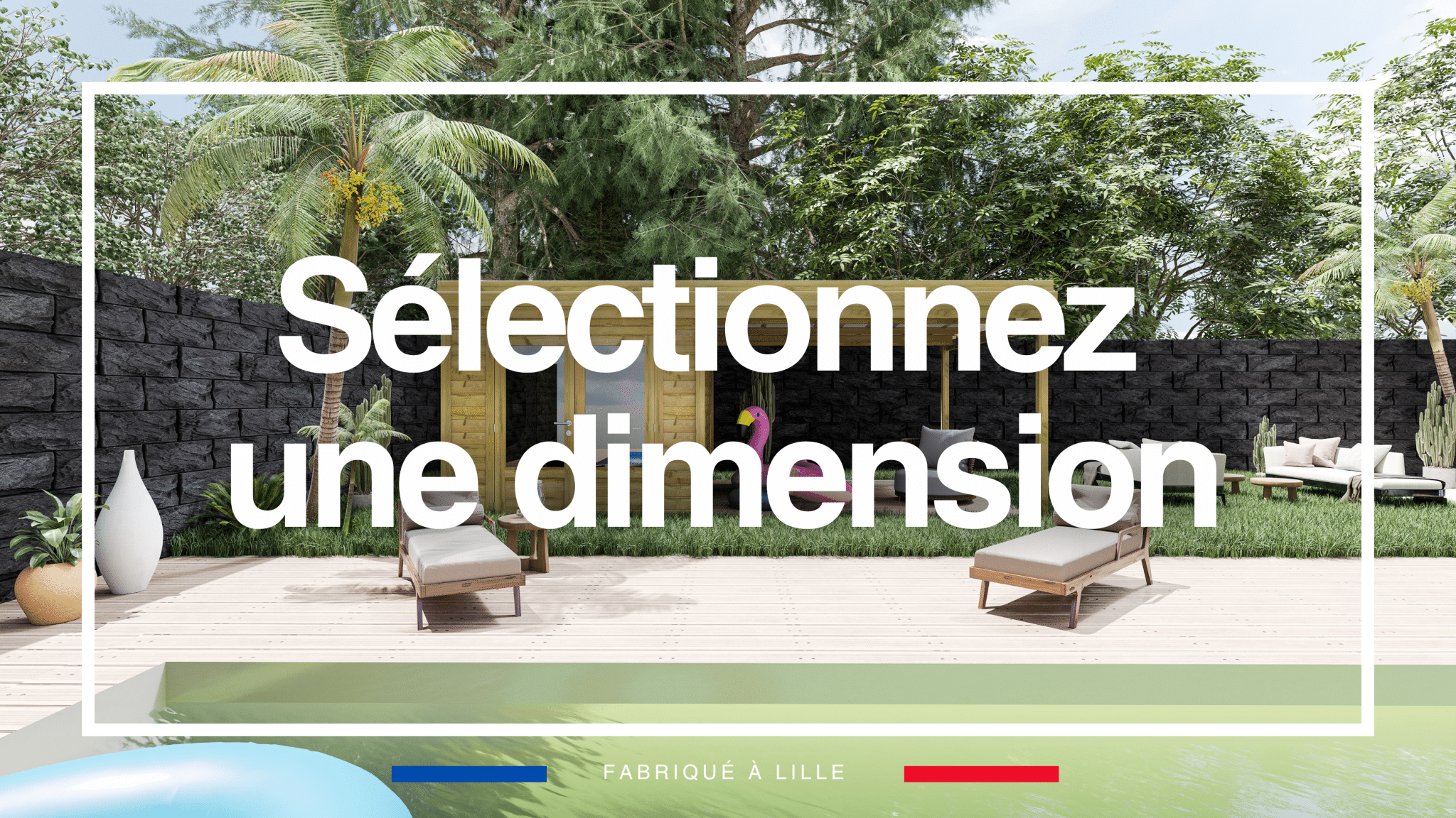 Abri Français Origine abri de jardin bois sur mesure pin autoclave