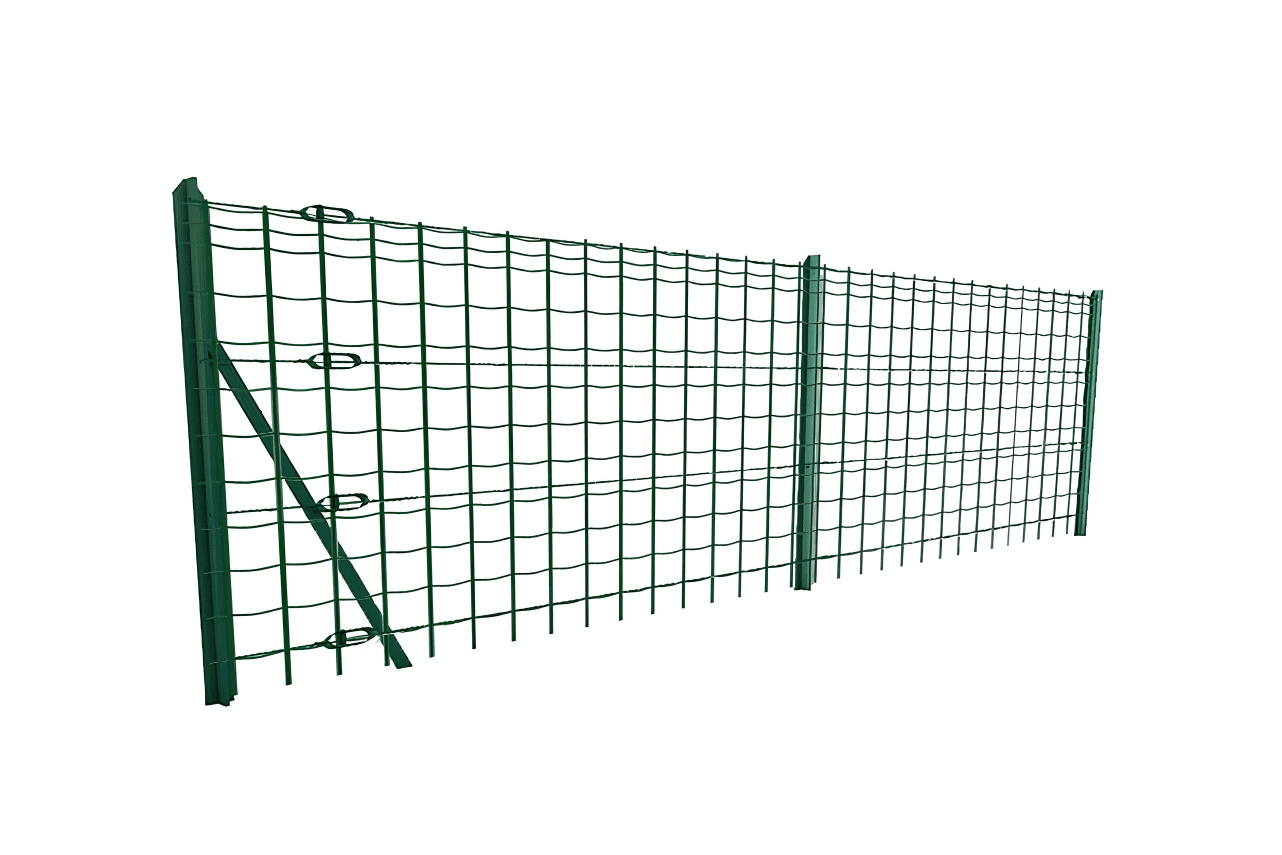 METAL GARDEN Grillages grillage soudé 100x50 mm vert 1500 mm