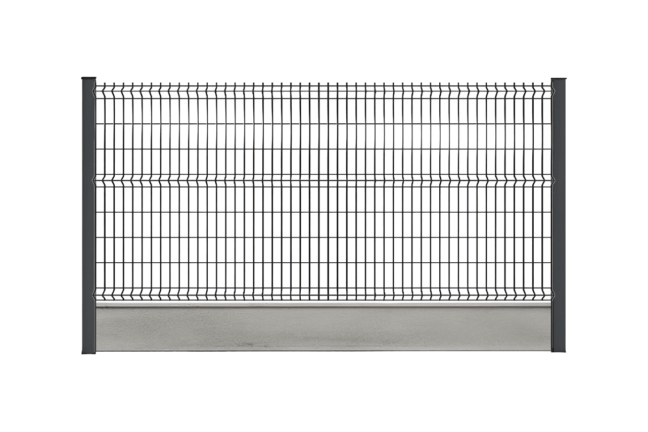 METAL GARDEN Grillages rigides panneau à sceller 630 mm soubassement