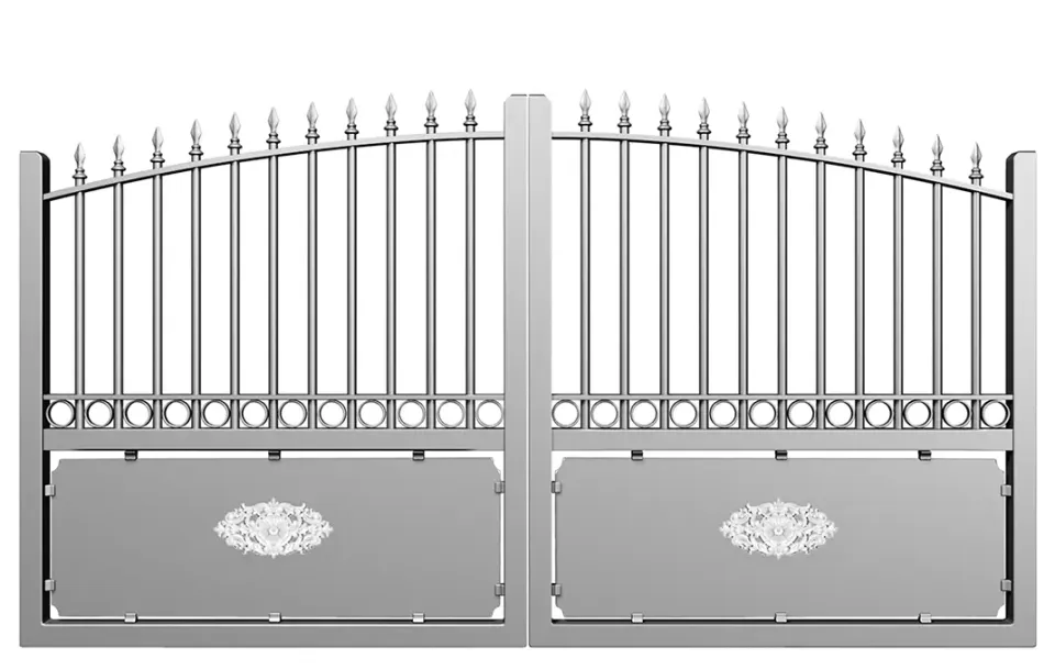 Préfalu Gargouille portail battant aluminium jardin extérieur