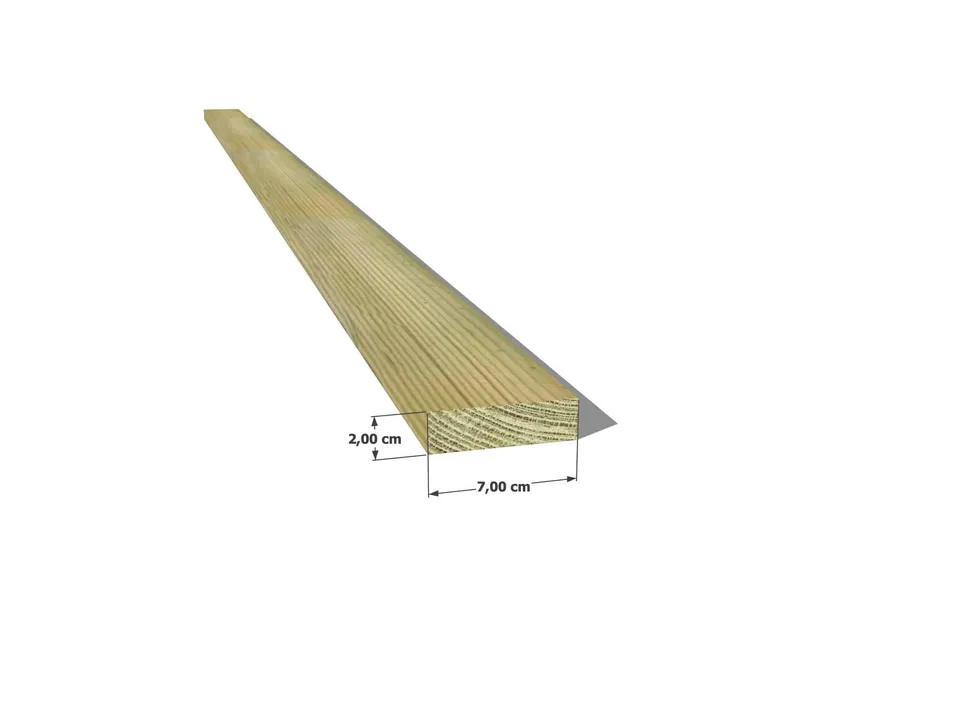 Abri Français latte pin sylvestre 20x70 mm classe 4