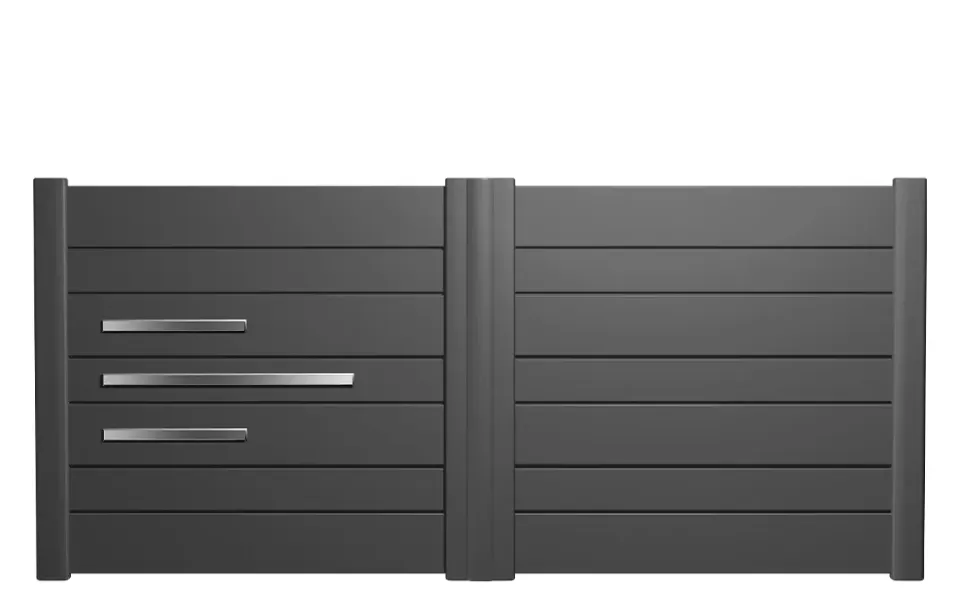 Préfalu Line 20 Battant portail battant aluminium