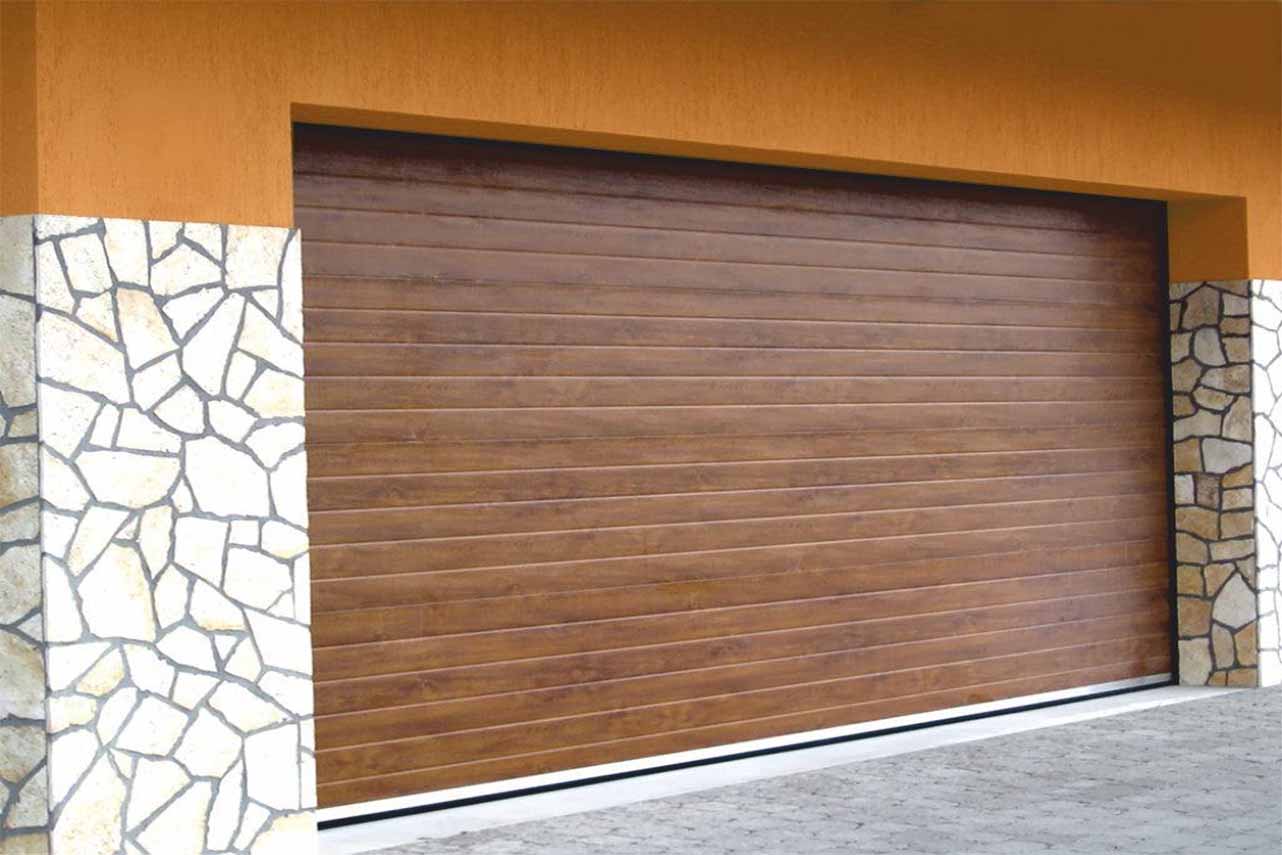 METAL GARDEN Portes de Garage porte levante chêne clair 2500 mm