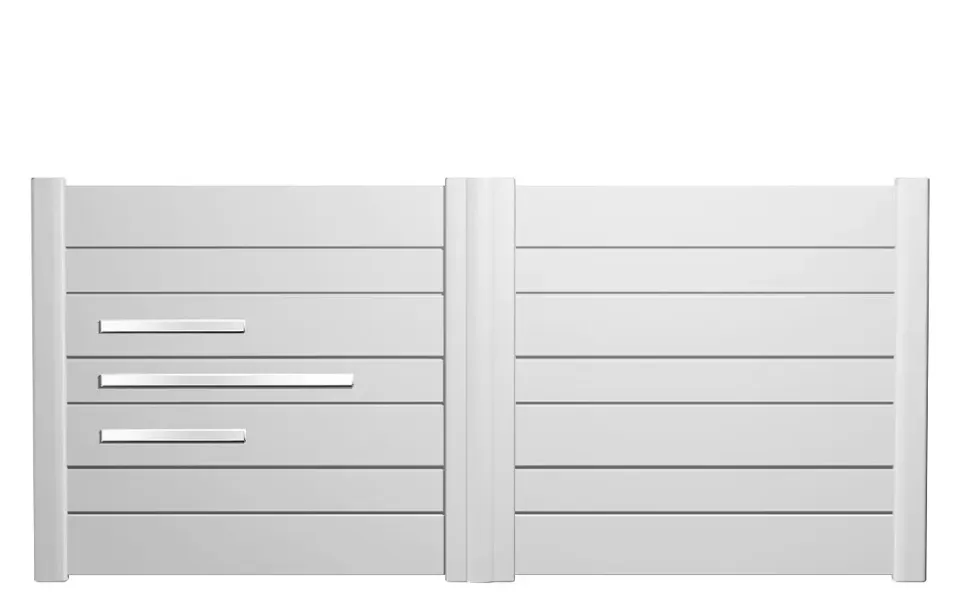 Préfalu Ligne portail battant aluminium jardin