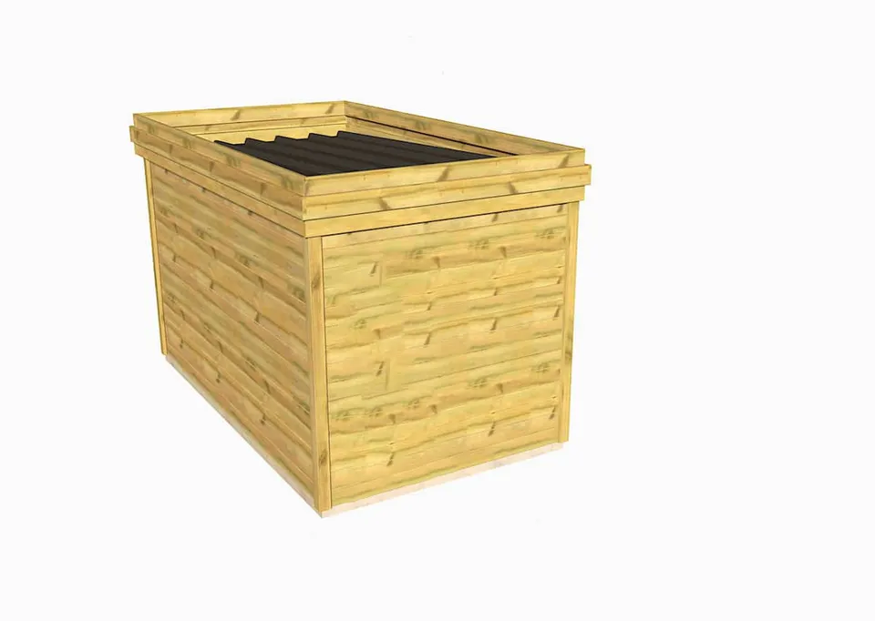 Abri Français Gamme Essentiel 7,36 m² abri jardin 2,14 x 3,44 m