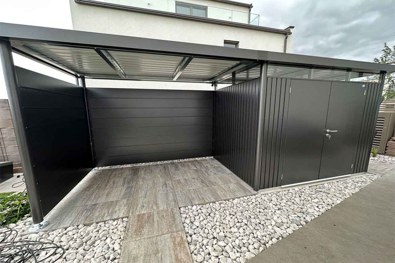 METAL GARDEN Pool Houses pool house plat 275x195 cm acier