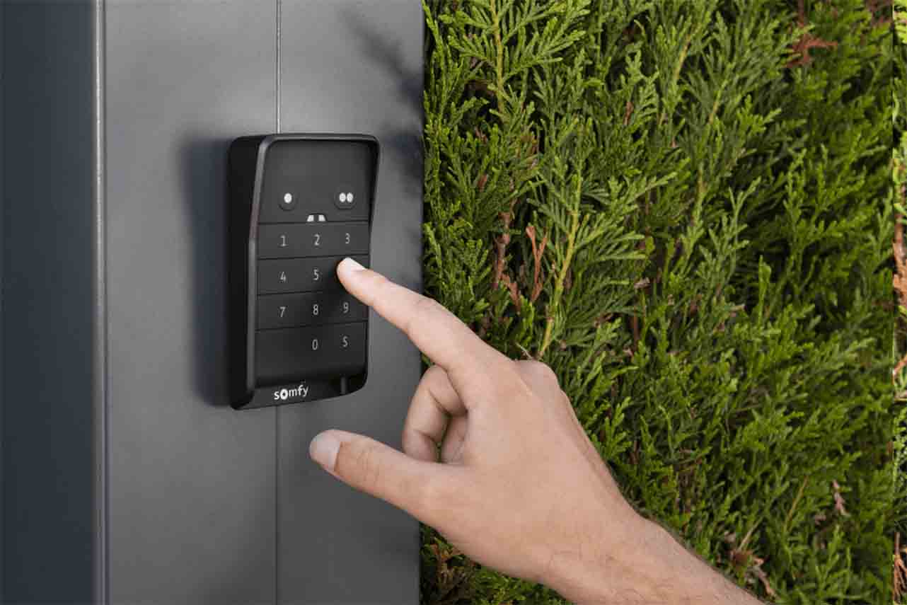 Somfy Keypad 2 RTS clavier code sans fil noir