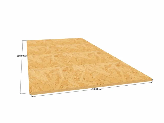 Abri Français Bois Panneau OSB 3 900x2000 mm 18 mm