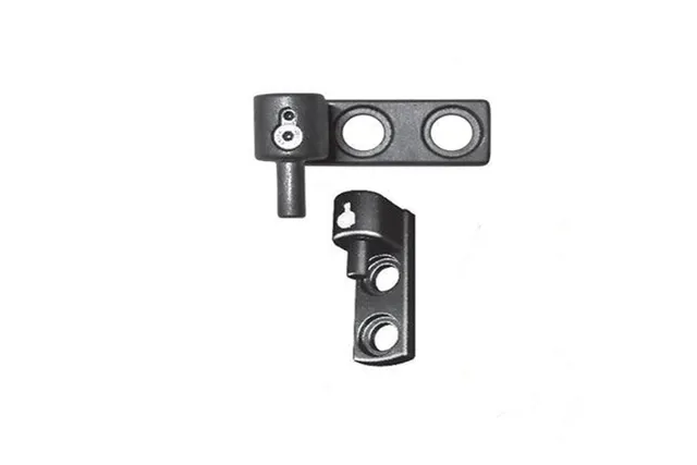 METAL GARDEN Gond portail battant classique aluminium x2