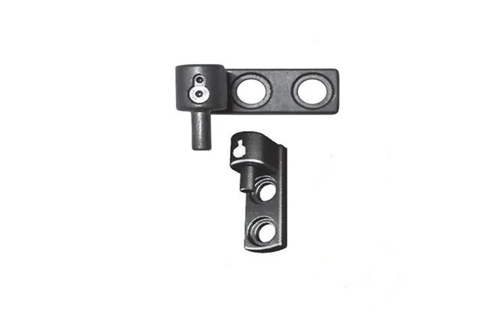 METAL GARDEN Gond portail battant classique aluminium x2